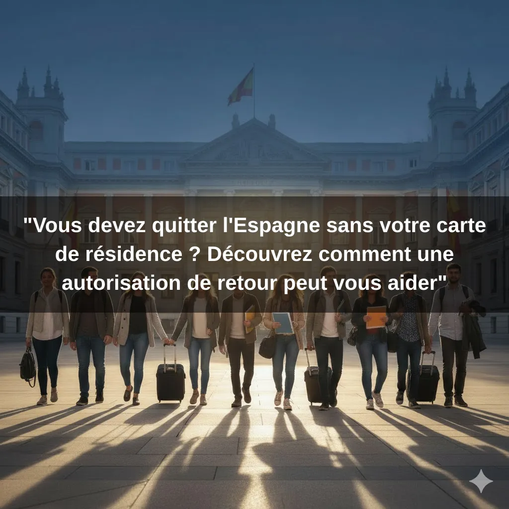 "Vous devez quitter l'Espagne sans votre carte de résidence ? Découvrez comment une autorisation de retour peut vous aider"