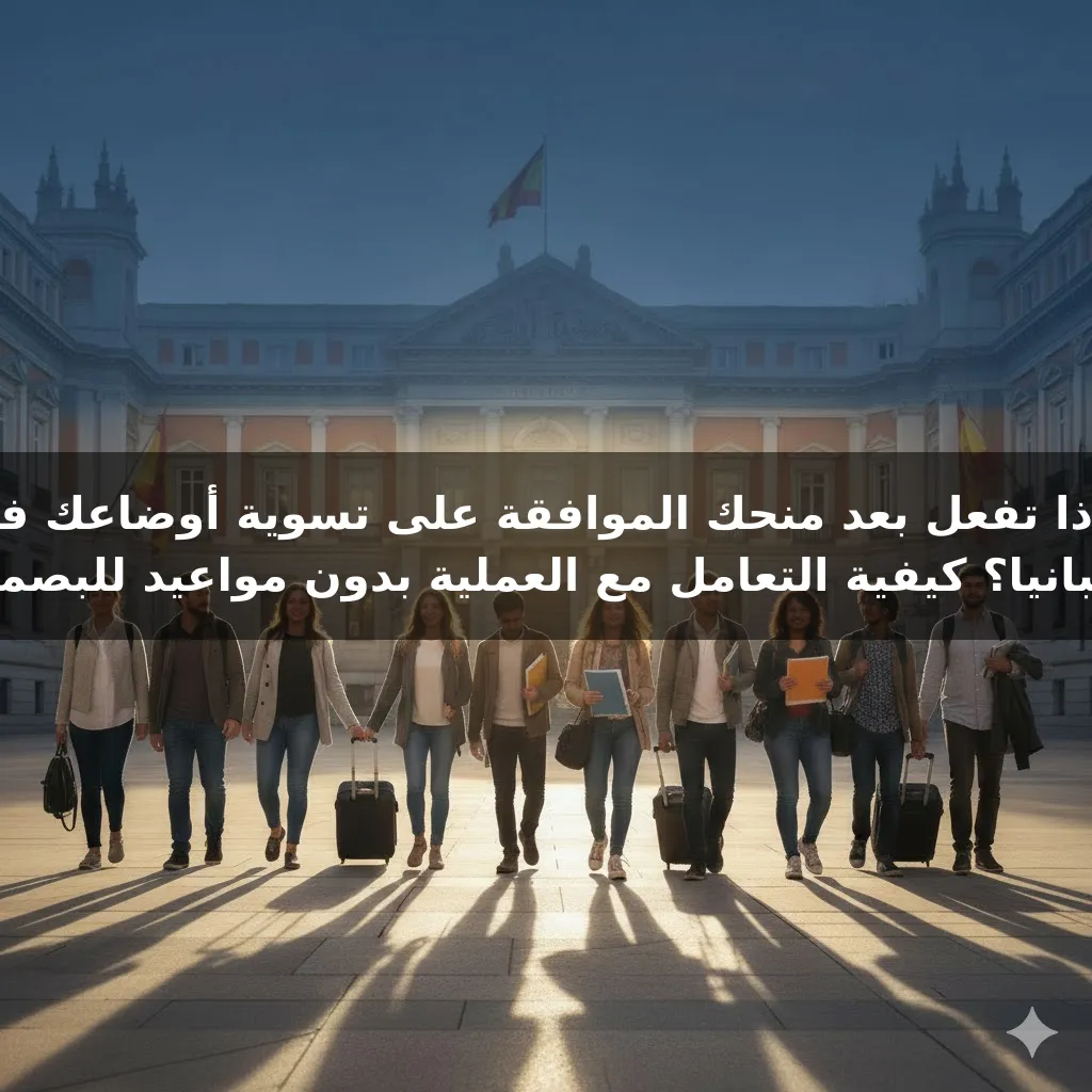 ماذا تفعل بعد منحك الموافقة على تسوية أوضاعك في إسبانيا؟ كيفية التعامل مع العملية بدون مواعيد للبصمات