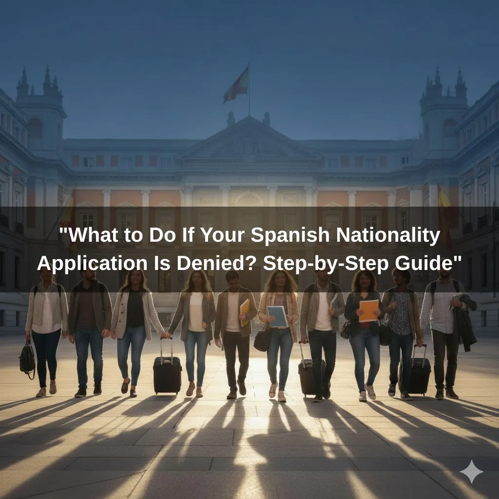 "What to Do If Your Spanish Nationality Application Is Denied? Step-by-Step Guide"