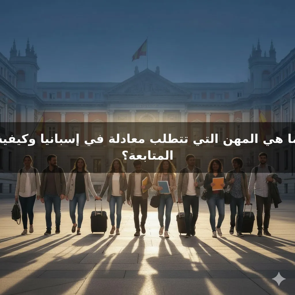 ما هي المهن التي تتطلب معادلة في إسبانيا وكيفية المتابعة؟