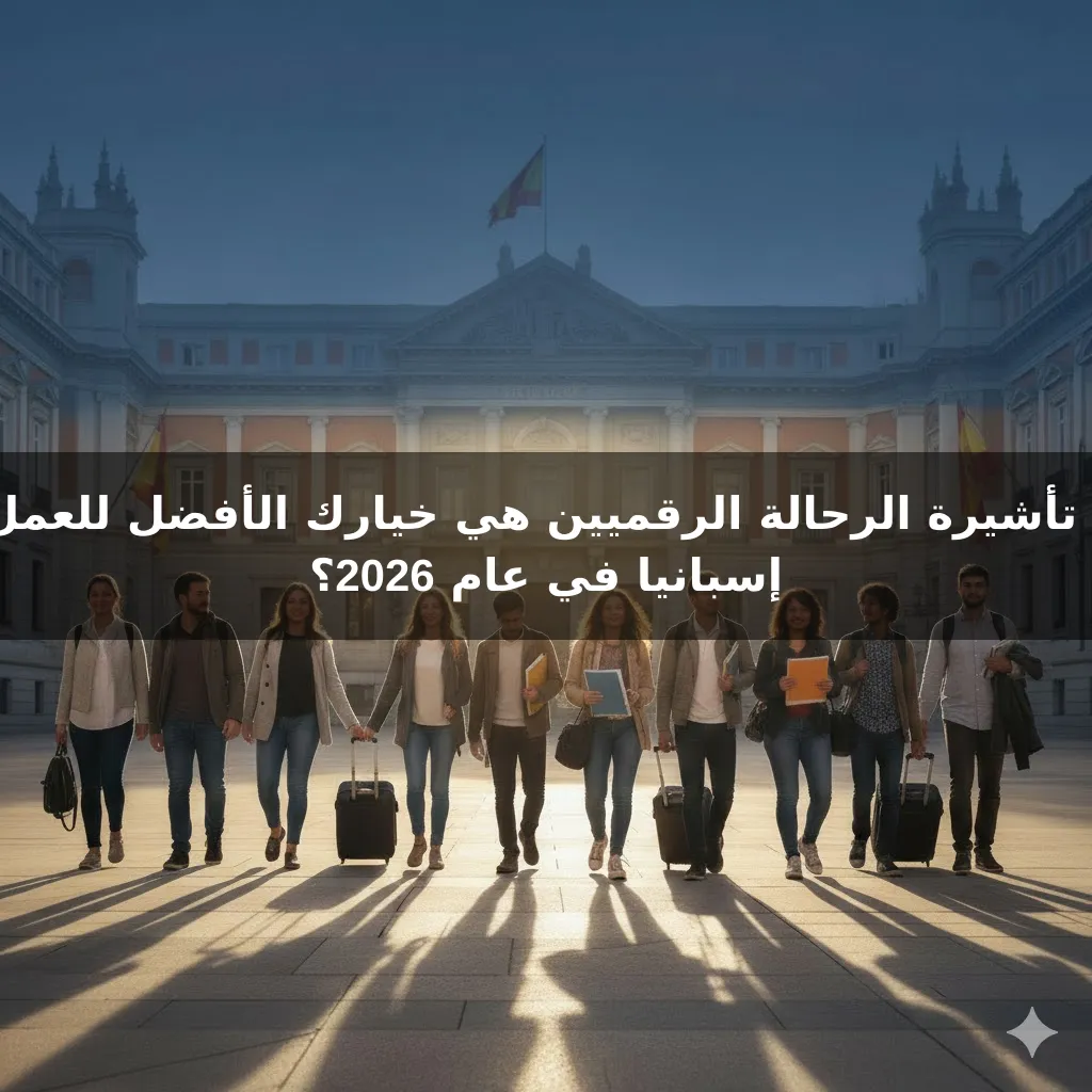 لماذا تأشيرة الرحالة الرقميين هي خيارك الأفضل للعمل من إسبانيا في عام 2026؟